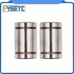 10pcs/lot LM8UU Ball Bearings 8mm Bushing For CNC 3D Printers Parts Rail Linear Long Rod Shaft Part 8mm*15mm*24mm Aluminum Bush