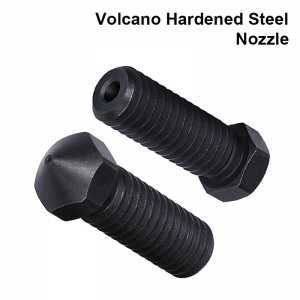 High Quality Hardened Steel Volcano Nozzle M6 3D Printer Parts for PEI PEEK or Carbon fiber filament E3D Volcano hotend Extruder
