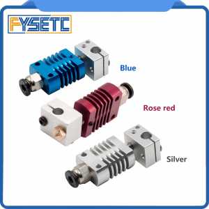 5sets J-head Hotend Bowden Extrusion Head Kit 1.75mm Nozzle 0.4mm Red/Blue/Silver Assembled Extruder Kit For CR-8/CR-10