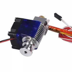 3D V6 3D Printer J-head Hotend with Single Cooling Fan for 1.75mm/3.0mm Direct Filament Wade Extruder 0.3/0.4/0.5mm Nozzle