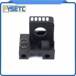 Black Aluminum Alloy X Shaft Carriage Kit Nema 17 Motor Mount +X Slider+ Belt Clip For Prusa I3 MK2 E3d Titan Aero Extruder