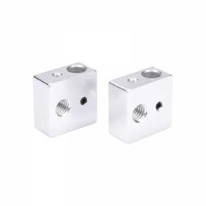 3D printer Accessories heating block Makerbot MK7 MK8 dedicated print head heated Aluminum block MK8 Extruder