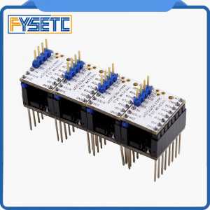 4pcs TMC2130 V1.1 For SPI Function Stepstick Stepper Motor Driver + 4pcs Heat Sink Step Stick Protector VS TMC2130 V1.0