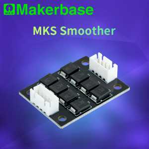 Makerbase MKS Smoother  stepstick filter  PLUS addon module for 3D pinter motor drivers motor Driver Terminator reprap mk8 i3