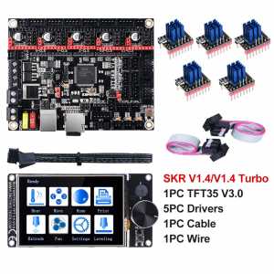 BIGTREETECH SKR V1.4 Turbo+TFT35 V3.0 BTT SKR V1.4 32 Bit Board 3D Printer Parts TMC2130 TMC2209 TMC2208 MKS SGEN L SKR MINI E3