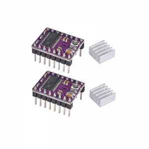 BIQU DRV8825 Stepper Motor Driver DRV 8825 Ramps 1.4 Reprap 4 PCB Module Replace A4988 TMC2208 TMC2209 Heatsink 3D Pinter Parts