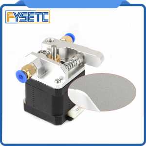CR10 Extruder Near Remote Universal Wire Feeder Aluminum Upgrade MK8 1.75MM Silver Sand With Pneumatic Connect 3D Printer Parks