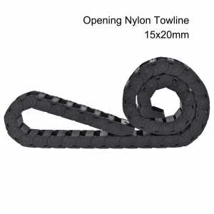 3D pinter accessory Bridge Opening Nylon Towline 15*20mm Both Side Plastic Towline Cable Drag Chain