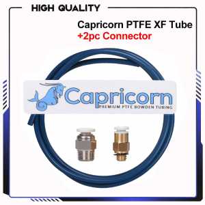 Capricorn Bowden PTFE Tubing XS Series+Quick Fitting+Straight Pneumatic Fitting Push to Connect 3D Printer Parts For ender 3