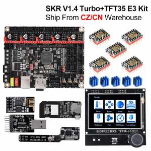 BIGTREETECH SKR V1.4 Turbo+TFT35 E3 V3.0+TMC2209 3D Printer Parts TMC2130 TMC2208 For CR10 Ender 3 Upgrade DIY Kit BTT SKR V1.4