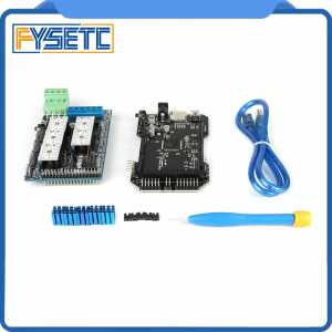3D Printer Parts RE-ARM 32 Bit Control Board Upgrade Mega 2560 R3+5pcs TMC2208 V1.2 Stepper Motor Driver Ramps 1.5 Control Panel