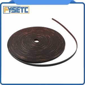 GATES-LL-2G-6RF 2GT Belt Opened Fiberglass Rubber GT2 Timing Belt 2GT-6 L 1M 2M 5M W 6mm For Prusa I3 MK3 MK3S Ender-3 CR10 ANET