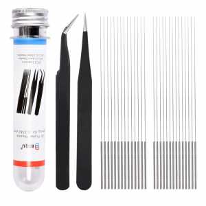 30PCS/Lot 3D Printer Parts Nozzle cleaner Bendable Drill Bit for Cleaning 0.35mm/0.4mm of V6 j-head Hotend Nozzle for Extrusion