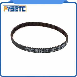 GATES-LL-2GT 3D Printer 2GT Belt Length 202mm Width 6mm Closed Loop Fiberglass Reinforced Rubber GT2 Timing Belt 2GT-6