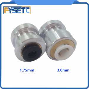 5Sets 3D Printer Titan Extruder Groove Mount Bowden Adaptor - 1.75mm/3mm Filament (4mm/6mm OD Tubing)