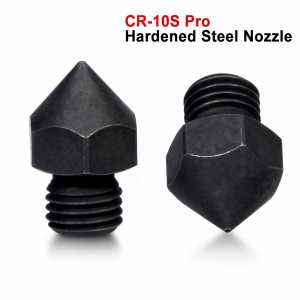 CR-10S Pro Hardened Steel Nozzle M6 Thread 3D Printer Parts for Hotend 1.75MM Filament J-head cr10S PRO heat block ender 3