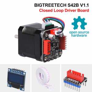BIGTREETECH S42B V1.1 Closed Loop Driver Control Board 42 Stepper Motor OLED 3D Printer Parts For SKR V1.3 SKR V1.4 Ender3
