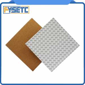 8pcs Square 220x220mm Adhesive Cork Sheets For Wan Hao i3 Anet A3 A6 Ender-3 Heated Bed Hot Plate With Tape Thermal Cork Plate