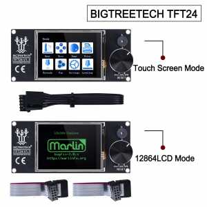 BIGTREETECH TFT24 V1.1 Touch Screen Display 12864LCD 3D Printer Parts VS MKS TFT2.4 For SKR PRO SKR V1.4 turbo Ender 3 upgrade