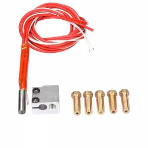 3D printer parts 3D Volcano hot end eruption pack kit/set heater block+nozzle pack for 3D Printer filament  1.75/3 mm