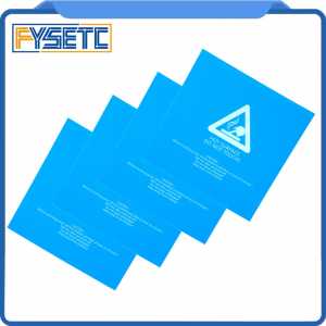 2pcs 220x220mm Blue Frosted Heated bed For Wanhao i3 Anet A8 A6 Ender-3 Sticker Build Sheet build plate tape with 3M Backing