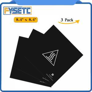 3pcs/lot Frosted Heated Bed 214x214mm Bed Build Sheet 100% No Adhensive Residue 3D Printer 8.4''x8.4'' Heated Bed Build Surface