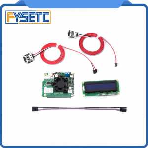 NanoDLP Shield V1.1 Expansion Board With DRV8825 Controled MOS + LCD1602 With I2C 1602 LCD Module Screen + 2pcs CR-10 Endstops