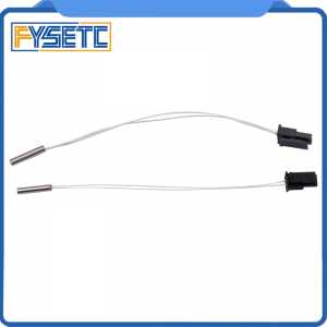 2pcs PT100 Temperature Sensor Cable Up To 400 Degree Molex Connector For Ultimaker 2 V6 Chimera Lite6 Hotend 3D Printer