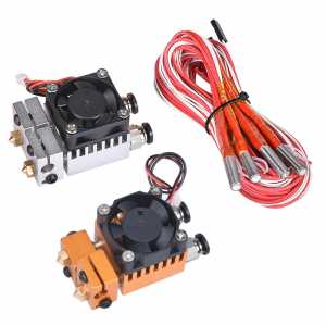 3D Chimera Hotend Kit Dual Color 2 IN 2 OUT Extruder Multi-extrusion All metal V6 Dual Extruder 0.4mm/1.75mm 3D printer parts