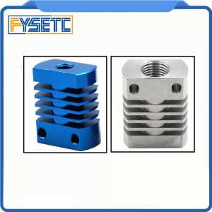 MK10  V6 Heat Sink Radiator Fit 22mm Cooling Fan Silver Aluminum Fins With Size 27x22x12mm Hot For CR8/CR10 3D Printer Parts