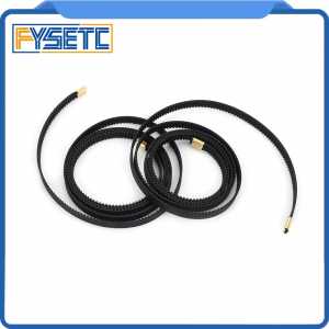 Black Rubber GT2-6mm Open Timing Belt X Axis 765mm+Y Axis 720mm Length Belt Replacement For Ender-3 Printer