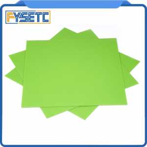 5pcs 220x220mm Solid Green Frosted Heated Bed For Wanhao i3 Anet A8 A6 Ender-3 Tarantula Sticker Build Sheet Plate Tape
