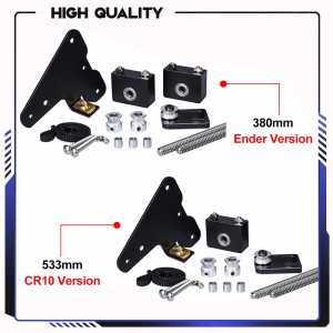 BIQU Dual Z axis Ender 3 Upgrade Kit Creality CR10 3D Printer Parts use with single stepper motor CR10 Dual Z Tension Pulley set