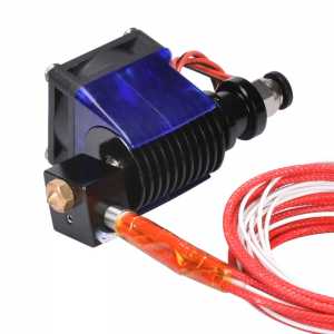 BIQU 3D Printer Part 3D V6 Bowden Extruder with Single Cooling Fan for 1.75mm/3.0mm Bowden Filament Wade Extruder  for V6 J-head