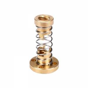 T8 Anti Backlash Spring Loaded Nut Elimination Gap Nut for 8mm Acme Threaded Rod Lead Screws DIY CNC 3D Printer Parts