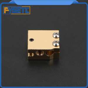 2pcs High Temperature H59 Copper Volcano Heater Block For E3D HOTEND Compatible PT100 Thermistor Cartridge Sensor V6 Hot
