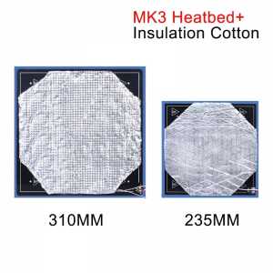 MK3 Heatbed 310*310MM 235*235MM 12/24V With Insulation Cotton Heated Hot Bed 3D Printer upgrade Parts For Ender 3/5 PRO CR-10