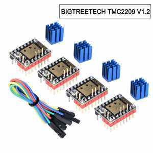 BIGTREETECH TMC2209 V1.2 Stepper Motor Driver TMC2208 UART 2.8A 3D Printer Parts TMC2130 For SKR V1.3 V1. 4 SKR mini E3 Board