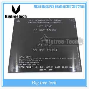 3D printer heat bed MK2A 300*300*2.0mm 12v RepRap RAMPS 1.4 PCB  Heat bed Hot Plate For Mendel For 3D Printer MK2B