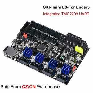 BIGTREETECH SKR mini E3 V1.2 32Bit Control Board With TMC2209 UART Driver 3D Printer Parts skr v1.3 E3 Dip For Creality Ender 3