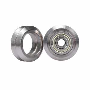 BIQU Reprap Openbuilds V-type wheel with 625ZZ Bearings Stainless steel Metal Double V Pulley Gear Aluminum For 3D Printer