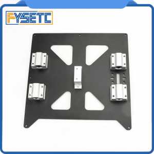 Aluminum Y Carriage Anodized Plate With SC8UU Upgrade Prusa i3 V2 Hot Bed Support Plate For Prusa i3 RepRap DIY 3D Printer parts