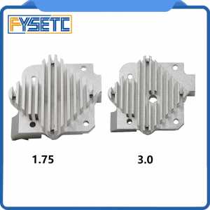 1PC Titan Aero And V6 Aero Heatsink 1.75mm Or 3.0mm Upgrade Titan Extruder V6 Hotend T For  Prusa i3 3D Printer Parts