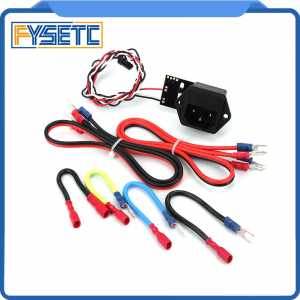 Prusa i3 MK3 Power Panic V0.4 High Voltage With Fuse Switch MK3 PSU Wiring Harness Kit Wire For Prusa i3 MK3 3D Printer Parts