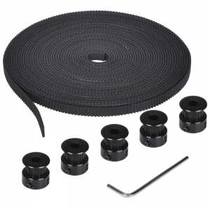 3D Printer Parts GT2 belt 20 teeth GT2 Timing Pulley and 5M GT2-6mm GT2 Timing Belt KIT for 3D printer