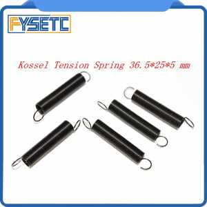 5pcs 3D printer DIY Kossel Delta Rostock Putt Tension Spring 36.5*25*5mm Damping Spring