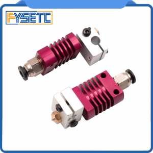 2sets Red J-head Hotend Bowden Extrusion Head Kit Assembled Extruder Kit For CR-8/CR-10 3D Printer 1.75mm Nozzle 0.4mm