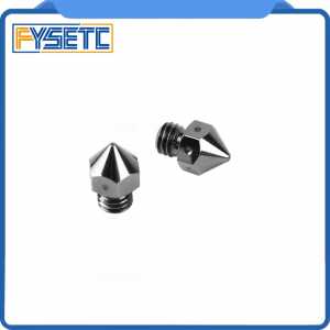10pcs MK8 Nozzle High Temperature Hardened Steel MK8 Nozzles For 3D Printer PEI PEEK / Carbon Fiber Fila For E3D HOTEND Extruder