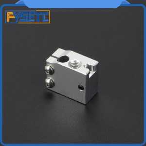 2pcs Volcano Heater Block For E3D Volcano Hotend Compatible PT100 Sensor/Thermistor Cartrodge 3D Printer Accessories