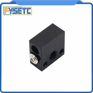 5pcs Upgrade Black Aluminium Heat Block 20*20*10 MM For CR-10 CR-10S 3D Printer Parts MK7/MK8/MK10 Extruder Hotend Kit